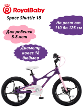 фото Велосипед Royal Baby Space Shuttle 18 интернет-магазина bikedivision