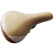 картинка Седло DS-2416 MTB 275*190mm, 620гр,анатомическое,комфорт,эластомер,беж.коричневое 