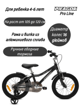 фото Велосипед Pifagor ProLine 16 интернет-магазина bikedivision