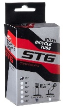 картинка Камера велосипедная STG, бутил,18Х1,75 ,автониппель 33мм (упак.: коробка) 