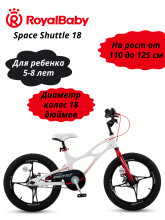 фото Велосипед Royal Baby Space Shuttle 18 интернет-магазина bikedivision