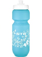 картинка Велофляга STG 800мл  CSB-532L голубая с белым рисунком 