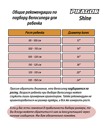 фото Велосипед Pifagor Shine 18 