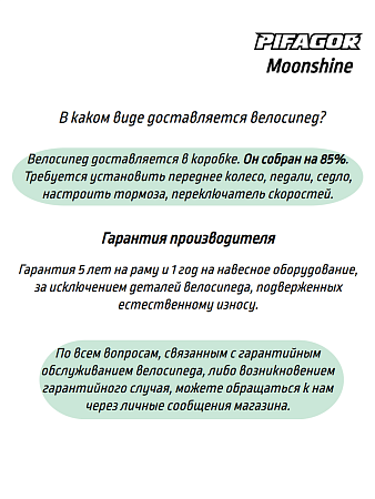 фото Велосипед Pifagor Moonshine 20 