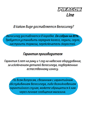 фото Велосипед Pifagor Line 16 